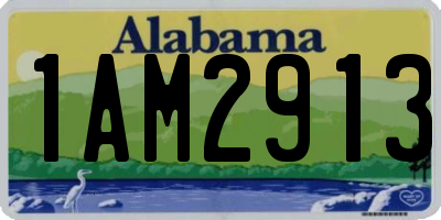 AL license plate 1AM2913