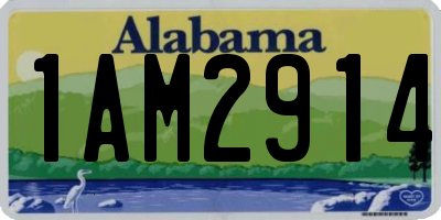 AL license plate 1AM2914