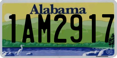 AL license plate 1AM2917