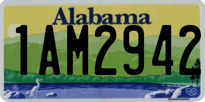 AL license plate 1AM2942