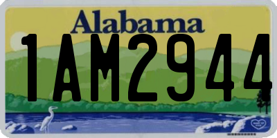 AL license plate 1AM2944