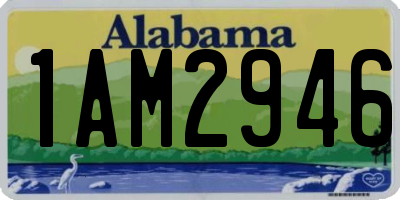 AL license plate 1AM2946