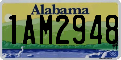 AL license plate 1AM2948