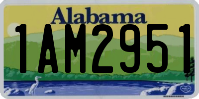 AL license plate 1AM2951