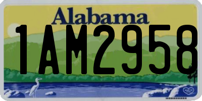 AL license plate 1AM2958