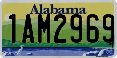 AL license plate 1AM2969