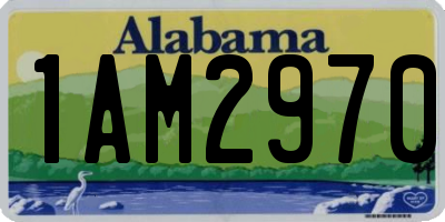 AL license plate 1AM2970