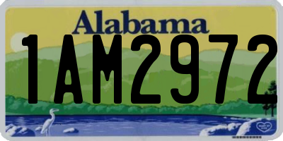 AL license plate 1AM2972