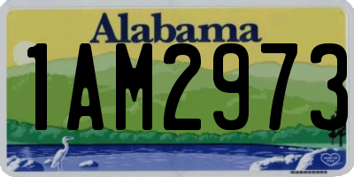 AL license plate 1AM2973