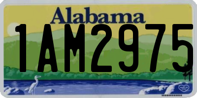 AL license plate 1AM2975
