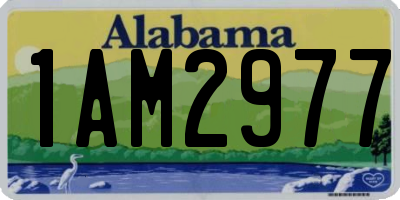 AL license plate 1AM2977