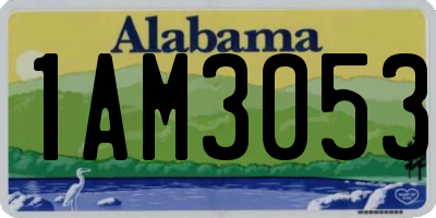 AL license plate 1AM3053