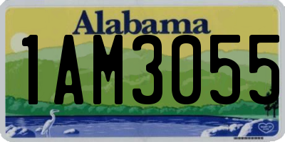 AL license plate 1AM3055