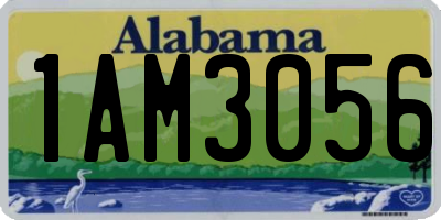 AL license plate 1AM3056