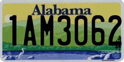 AL license plate 1AM3062