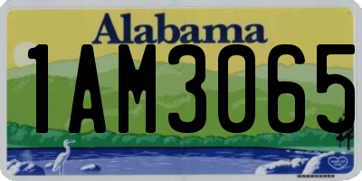 AL license plate 1AM3065