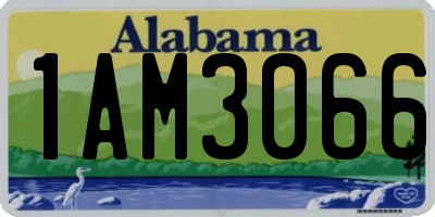 AL license plate 1AM3066