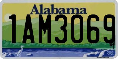 AL license plate 1AM3069