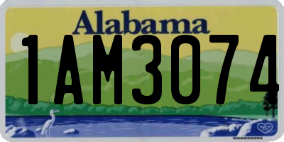 AL license plate 1AM3074