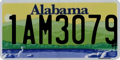 AL license plate 1AM3079