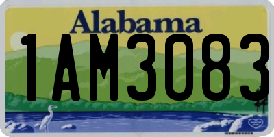 AL license plate 1AM3083