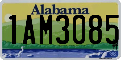 AL license plate 1AM3085