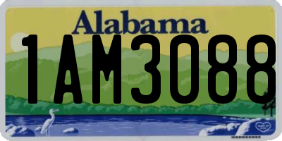 AL license plate 1AM3088