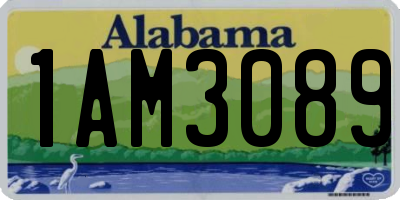 AL license plate 1AM3089