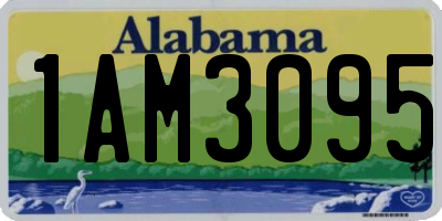 AL license plate 1AM3095