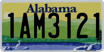 AL license plate 1AM3121