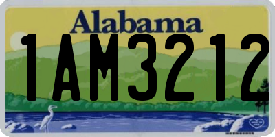AL license plate 1AM3212