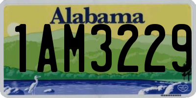AL license plate 1AM3229