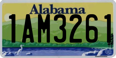 AL license plate 1AM3261