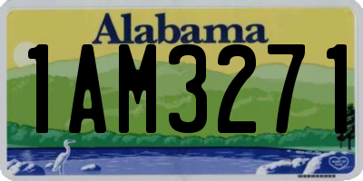 AL license plate 1AM3271