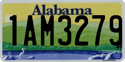 AL license plate 1AM3279