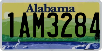 AL license plate 1AM3284