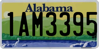 AL license plate 1AM3395