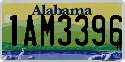 AL license plate 1AM3396