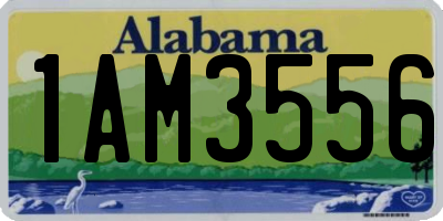AL license plate 1AM3556