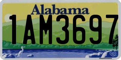 AL license plate 1AM3697