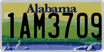 AL license plate 1AM3709