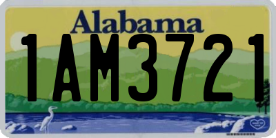 AL license plate 1AM3721