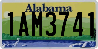 AL license plate 1AM3741