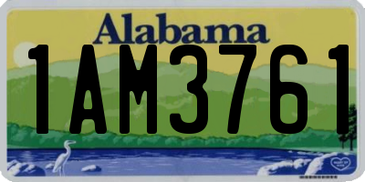 AL license plate 1AM3761