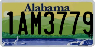 AL license plate 1AM3779