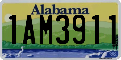 AL license plate 1AM3911