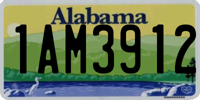 AL license plate 1AM3912