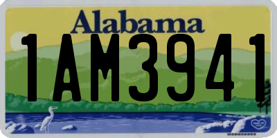 AL license plate 1AM3941