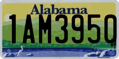 AL license plate 1AM3950