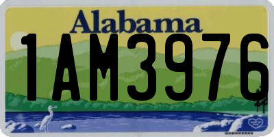 AL license plate 1AM3976